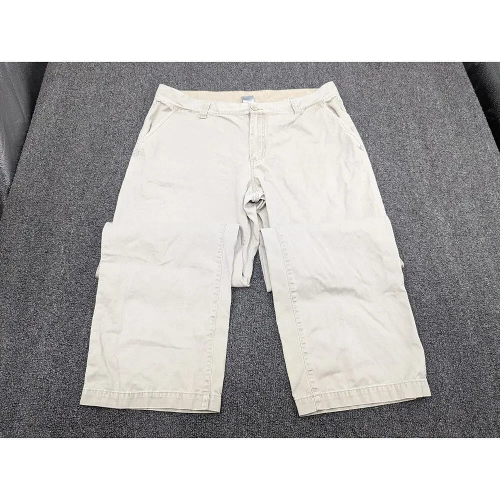 North Face Men's Pants Chino Travel ABLS Khaki Beige Straight Leg Size 38/32